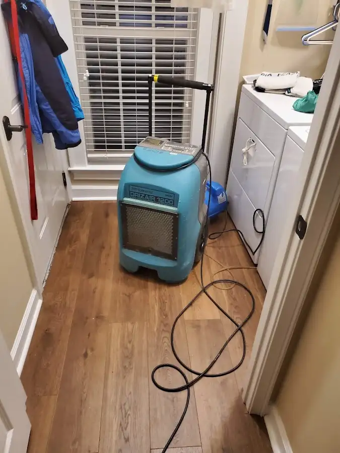 Commercial dehumidifier deployed for Flood Damage Cleanup in Hillsboro