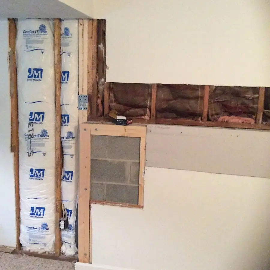 Wall insulation replacement during Odor Removal & Deodorization in Hillsboro